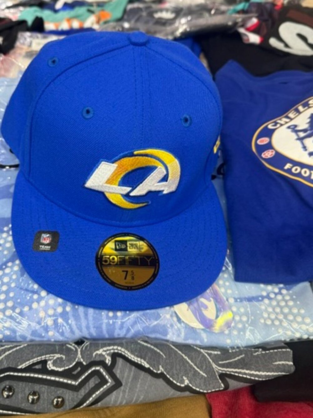 New Era 59FIFTY Fitted Hat featuring the Los Angeles Rams NFL